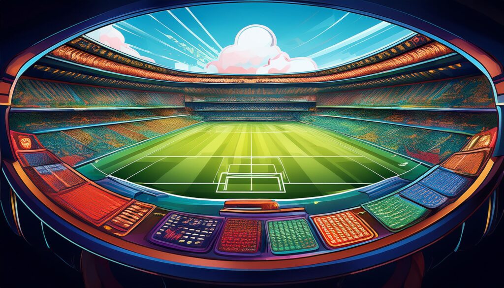 Floodlit cricket stadium for online cricket ID matches